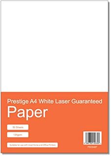 Prestige Premium A4 White Laser Guaranteed Letterhead Paper 120gsm - 50 Sheets