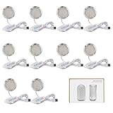 BambooSegD Kit de 10 lámparas LED 001 de tres colores para Bambu Lab H2D/X1/P1P/A1 mini Makerworld para anycubic Makeronline 3D Impresora Luz DIY Hardware Modelo Piezas de repuesto 5V Alimentado por