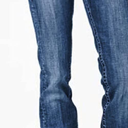 Women's Washed Boyfriends Wide Leg Jeans Stretch Casual Slim Fit Denim Pants Vintage Straight Jean Trousers3