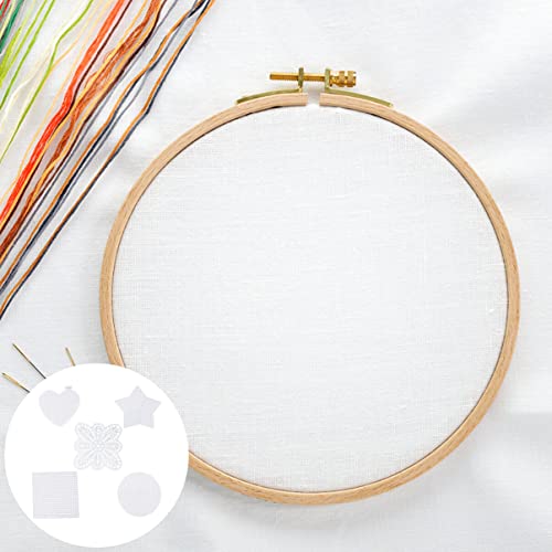Image of Tofficu 50 Pieces Mesh Plastic Canvas Sheets, Plastic Mesh Sheet Plastic Grid Sheet 5 Styles, Plastic Canvas Shapes for Embroidery, Knitting and Crochet Projects, 8.00X8.00X0.10CM