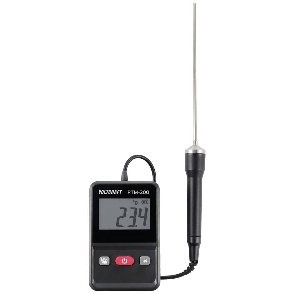 VOLTCRAFT PTM-200 Einstichthermometer Messbereich Temperatur -200 bis 200 °C Fühler-Typ Pt1000 Kontaktmessung