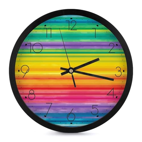 Horloge murale numérique à piles grand format design moderne