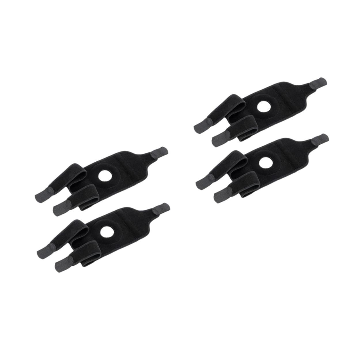 HANABASS 2sets Men's Basketball Wrestling Running Knee Braces Youth Support Breathable Lightweight Elastic Comfortable Protective Cover Climbing Wrap 2pcs*2