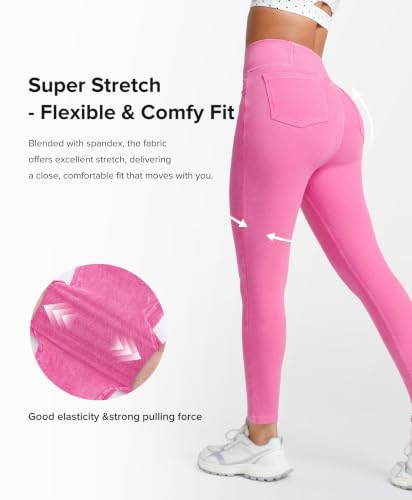Image of BRXL Skinny Jeans for Women High Waisted Jegging Denim Legging with Pockets