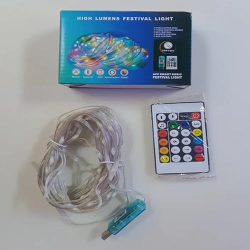 Image of 3D Galaxy Crystal Ball Lamp - Solar System Night Light, 3D Crystal Ball, Galaxy Lamps Ball, Galaxy Crysta Ball Light Lamp with USB Powered 3.15 Inch LED Wooden (String Light-10 Meter)