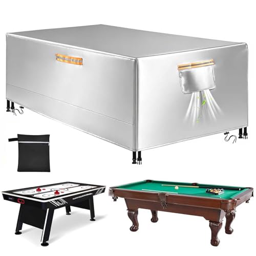 Housse table de billard anti-poussière et humidité en tissu Oxford 600D