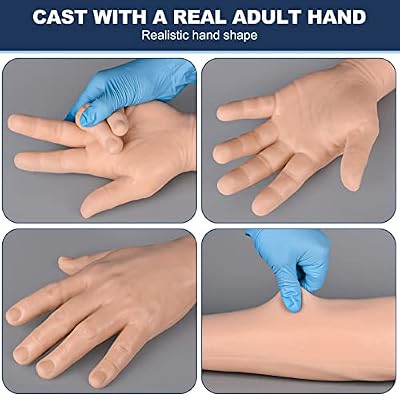 Medarchitect IV Injection & Phlebotomy Arm Practice Kit with Intravenous Infusion, Blood Draw, Venipuncture Techniques Training Model