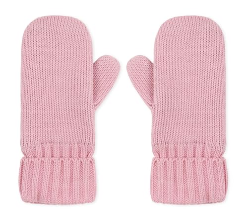 Moufles enfant Petit Bateau en tricot doublé polaire A0dq601