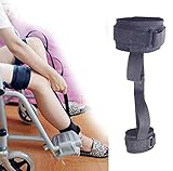 summerr Bein Gurt Oberschenkelheber, Verstellbare Hebefußriemen mit Handgriff, Beinheber-Unterstützungsband mit Handschlaufe für ältere Menschen und Behinderte (Size : 2Pcs)
