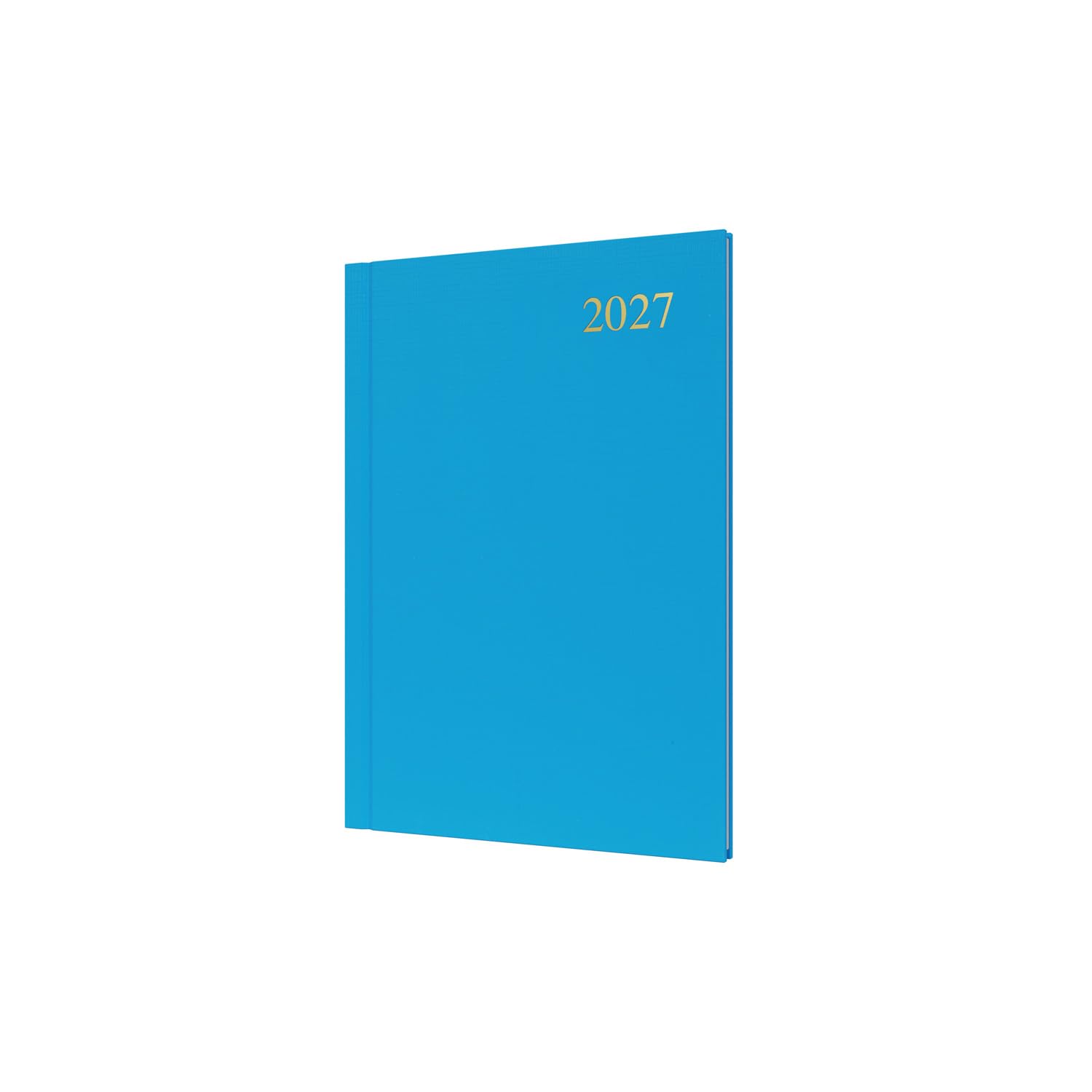 2027 Calendar Year Planner - 12 Month A5 Week-to-View Diary - Hard Cover in Light Blue - Collins Debden Essential Range (ESSA53.57-27)