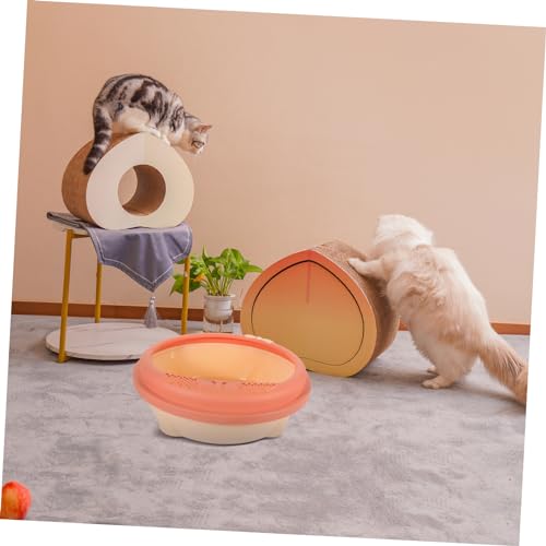 Sosoport 1 Conjunto De Caixa De Areia Para Gatos Banheiro Para Gatos Banheiro Doméstico Caixas De Ar