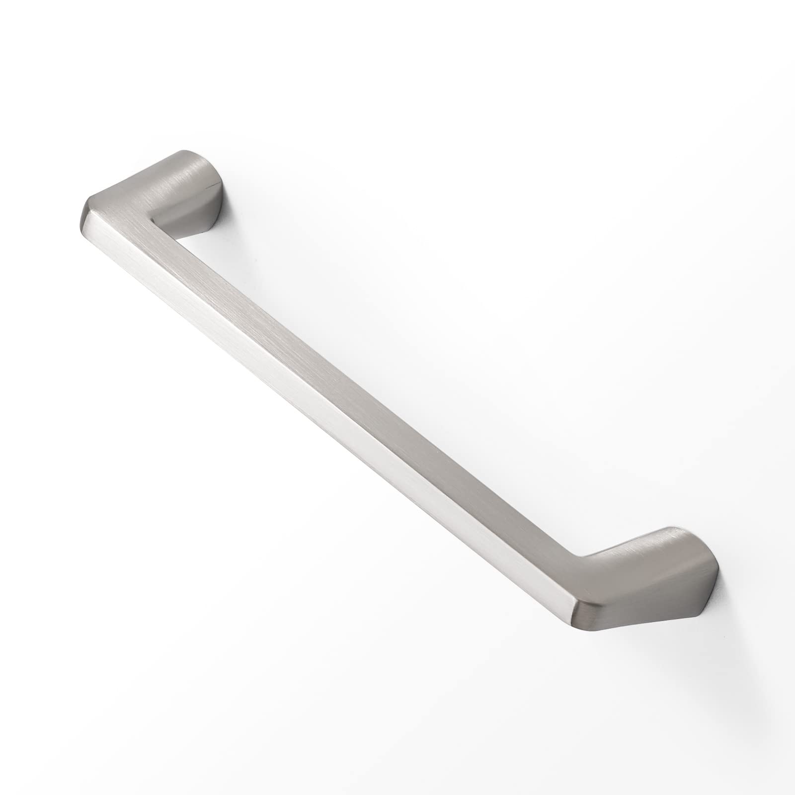 3-3/4 Inch Zinc Alloy Handles Brushed Satin Nickel Cabinet Pulls Drawer Pulls Furniture Hardware for Bedroom,Bathroom Cupboard Door,Bedroom Dresser Drawer,10 Pack