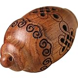 Pendentif parfumé – avec son aspect sculpté dans le bois, le sachet en bois est délicat et empreint d'un charme rétro, flacons de parfum décoratifs