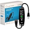 Lutron Outdoor Smart Plug for Caseta Smart Lighting, Summer Patio, Backyard Outdoor Lights & Motors, 15A LED Fixtures & 1/2 HP Motors, PD-15OUT-BL, Black