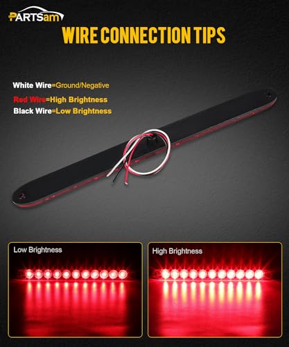 image for Partsam 2PCS Red 15