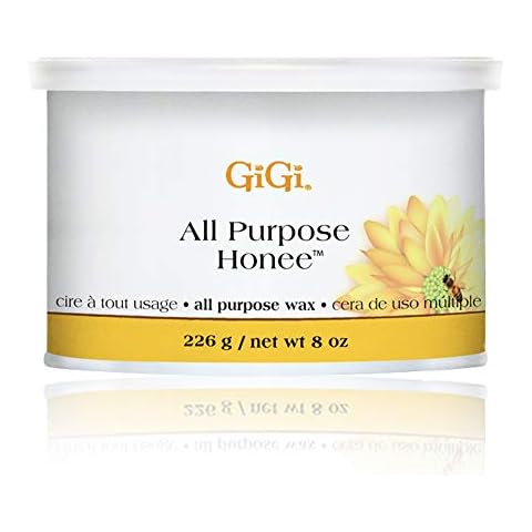 GiGi All Purpose Honee, Mini Body and Facial Hair Remover Wax, with Beeswax Formula, 8 oz. Cover