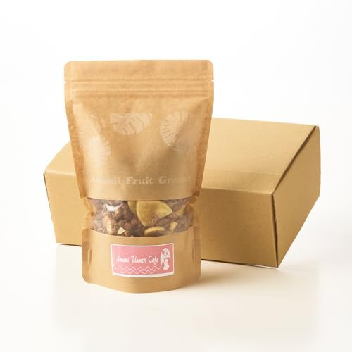 [Amami Plumeri Cafe]Amami フルーツグラノーラ 約200g 黒糖 保存料無添加