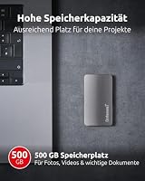 Intenso TX800 Externe SSD 500 GB - 2100 MB/s - USB 3.2 Gen 2x2 - USB-C – Ansicht 4