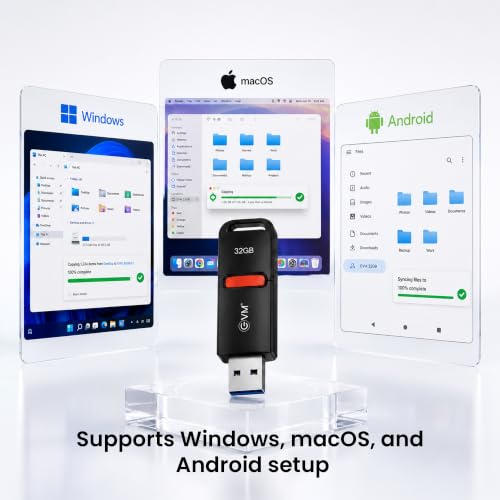 Image of EVM EnX 32GB USB 3.2 Gen 1 Flash Drive | Exceptional 120MB /s | Sturdy Premium Metal Body | Convenient Integrated Key Loop | Laptop Desktop Smart TV Car Stereo | 10 Years Warranty (ENX /32GB)