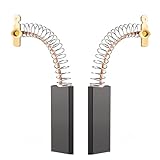 JamBer Escobillas de carbón para lavadora,12.3x4.8 x35mm para Bosch Siemens 39 39S39L series 2 piezas Pieza de herramienta eléctrica Escobilla