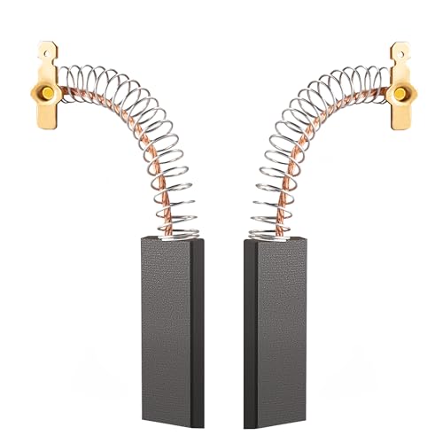 JamBer Waschmaschine Kohlebürsten für Elektromotoren 12.3 x 4.8 x 35mm Motor Kohlebürsten für Bosch Siemens 39 39S39L Serie 2 Pcs Power Tool Part Electric Motor Kohlebürsten