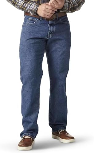 Wrangler Men's Rugged Wear Regular-Fit Stretch Jean