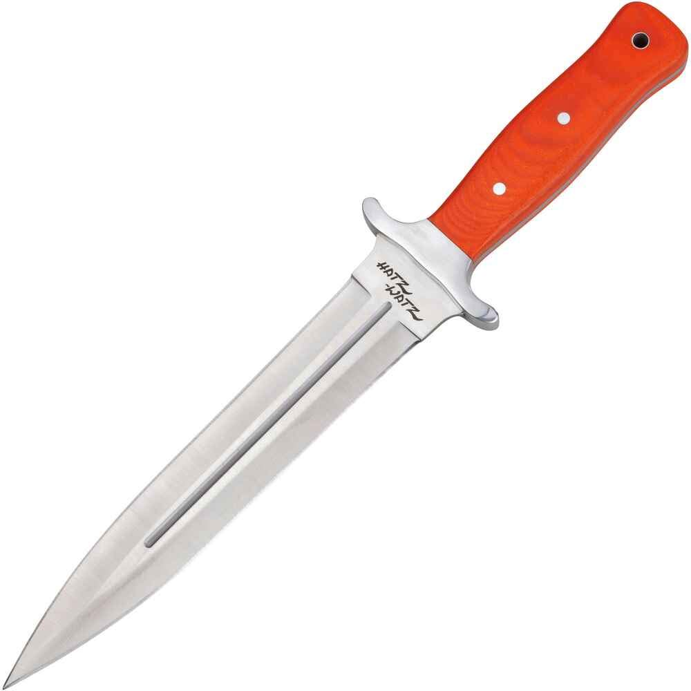 PARFORCE Abfangmesser Sautöter Hatz-Watz Boar Hunter G10 FT Ausführung mit Full-Tang Orange