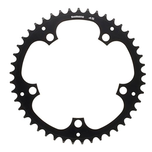 SHIMANO Alfine FC-S501 Kettenblatt 1-Fach schwarz Ausführung 45Z