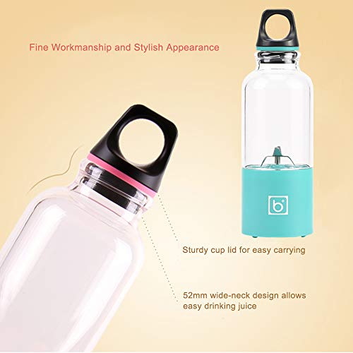 Honorall 500 ml Copo Espremedor Elétrico Portátil de Viagem Ao Ar Livre USB Recarregável Liquidifica