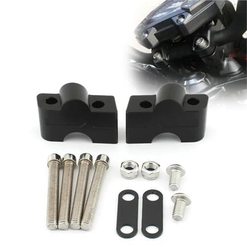 Rehausseurs de guidon ER6N Ninja 650 Z650 aluminium pour savourer vos voyages et roadtrips à moto