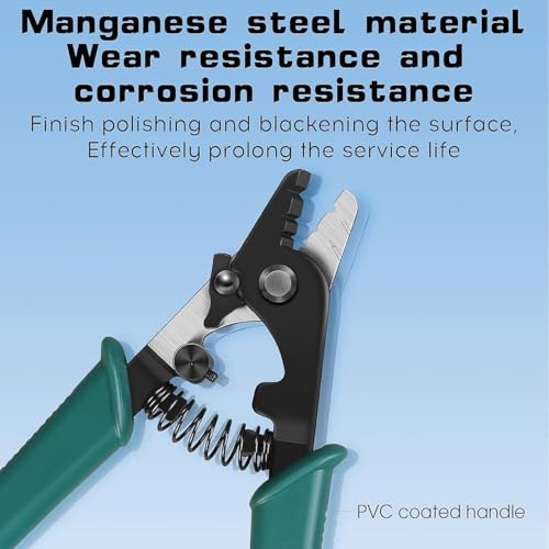 Image of Corslet High Precision Optical Fiber Stripper 125mm-3mm Outer Coating Stripping Three-Port Optical Fiber Stripping Pliers