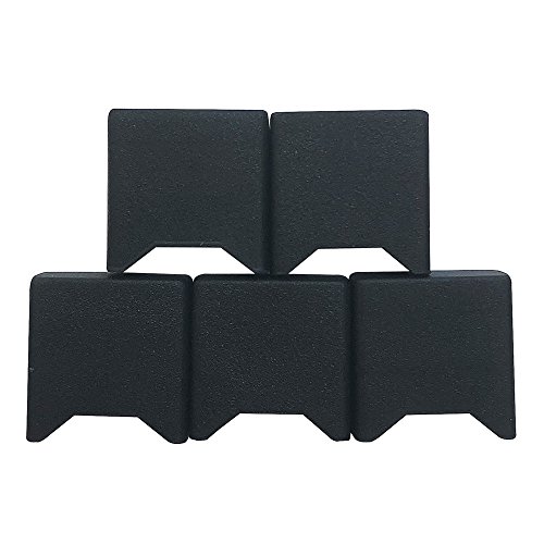 DSC-Mart 5PCS Silicone Anti Slip Juul Mouthpiece Pod Dust Cap Cover Case Drip Tip (Black)