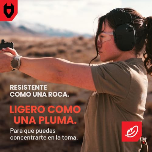 Miniatura 6 de Nocry Gafas De Tiro Transparentes Para Hombre Con Lentes Envolventes Antivaho Y Resistentes A Los Arañazos, Anteojos De Seguridad Ansi Z87 Para Hombres Con Patillas Ajustables Y Almohadilla Para La