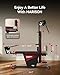 HARISON Inversion Table, 2026 New Strength Training Inversion Table for Back Pain Relief Equipment w/Remote Control, Reversible Ankle Holders, Easy Assembly, Heavy Duty up to 300lbs