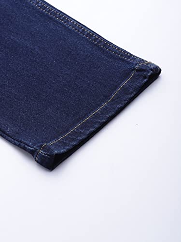 Image of Hubberholme Men's Stretchable Slim Fit Jeans - Casual Cotton Jeans for Men