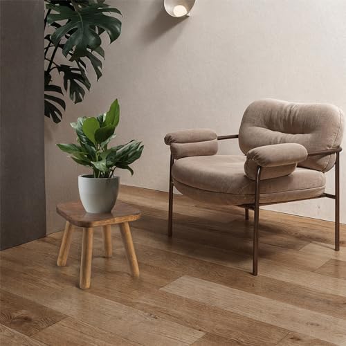 XXYOUPIN Solid Wood Step Stool, Milking Stool, Plant Stand, Round Foot Stool, Removable Portable Sto