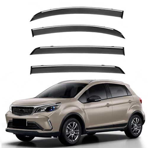 Window Visors for Geely GX3 Pro MK1 2017-2025, Wind Deflectors Shades Car Accessories Rain Guards Sun Shields Window Deflector