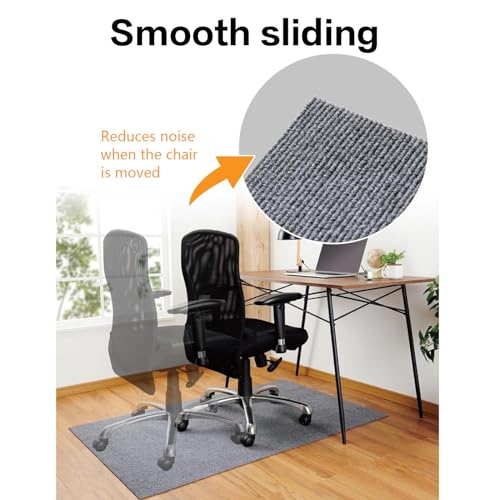 Tapete de cadeira de mesa deslizante fácil, suporte antiderrapante, fácil de limpar, tapete de compu