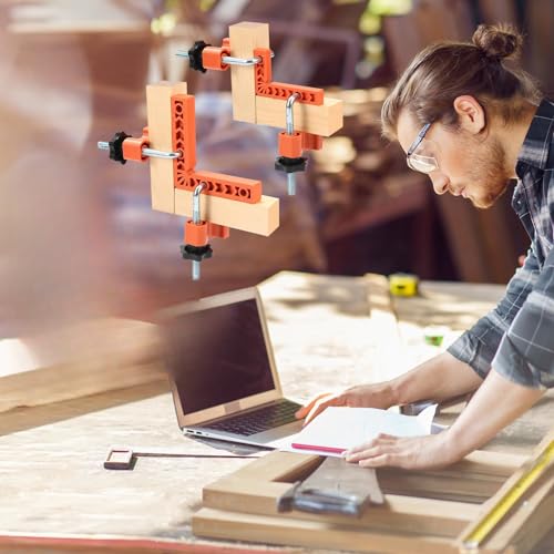 image for ZTUKOMN 90 Degree Clamp,Positioning Squares,(3