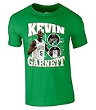 DTGVirgil Green Boston Kevin Garnett Bootleg Style Throwback Style T-Shirt Men's Adult Medium