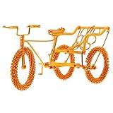 Ornamento triciclo vintage: il modello di triciclo in stile vintage, chic e retrò, adatto allo stile di decorazione della maggior parte della casa.