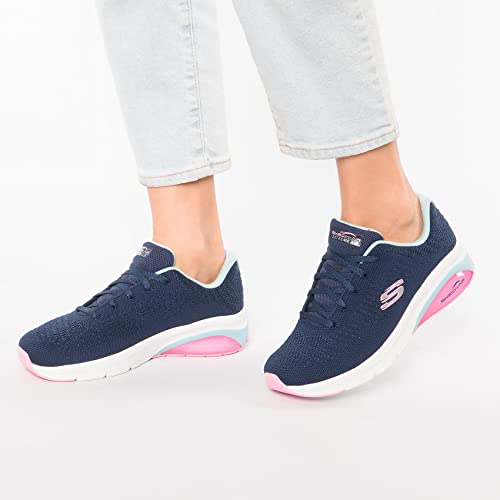 Skechers Sport Women's Women's Extreme 2.0 Classic Sneaker, NVLB=Navy Light Blue, 8