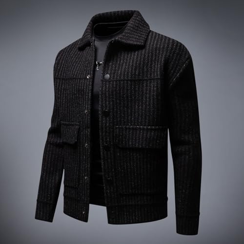 Cárdigan Patchwork Trendy para Hombre, Chaqueta Casual miniatura 2