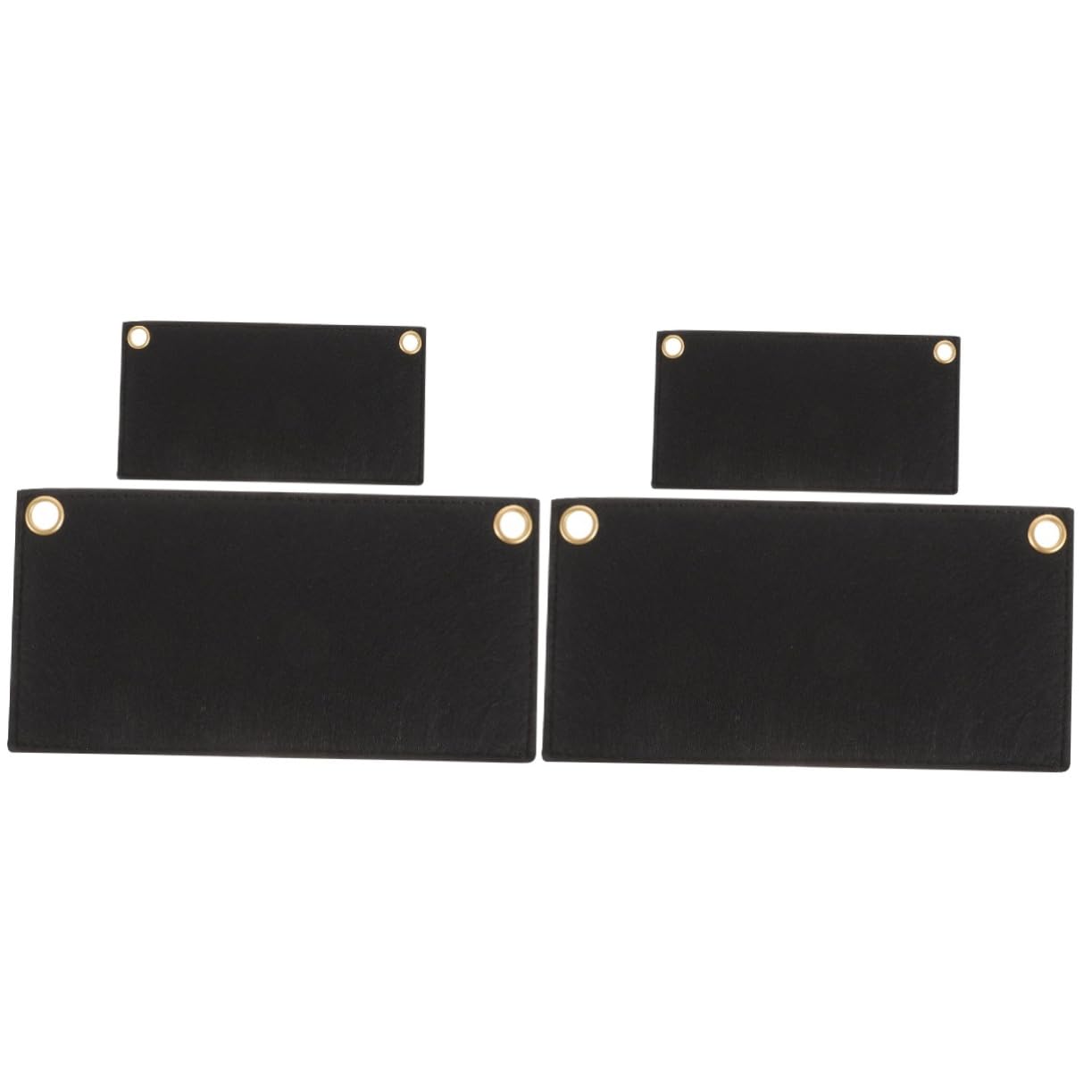 BESPORTBLE 2sets Small Purse Organizer Insert Tote Bag Organizer Insert Felt Metal 2pcs*2