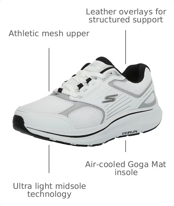 Image of Skechers Men's Go Run Consistent 2.0 Silver Wolf