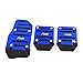 uxcell 3 in 1 Universal Racing Sports Non-Slip Automatic Car Gas/Brake Pedals Pad Cover