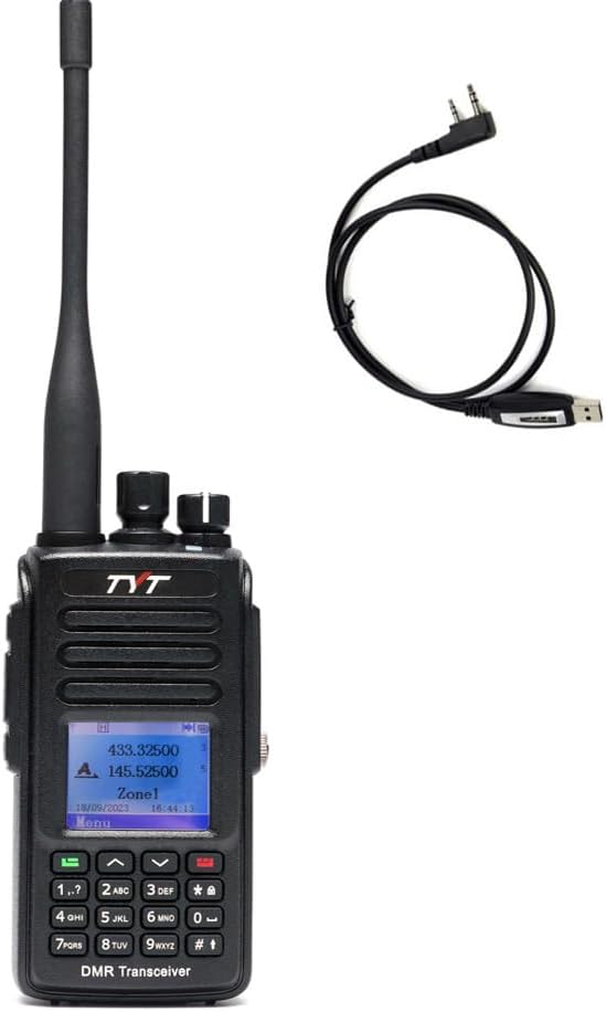 Amazon.com: TYT MD-UV390 Plus 10W GPS Digital Two Way Radio Waterproof ...