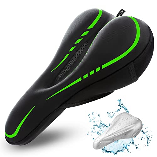 Coussin étroit de selle de vélo en gel confort pour VTT et Peloton