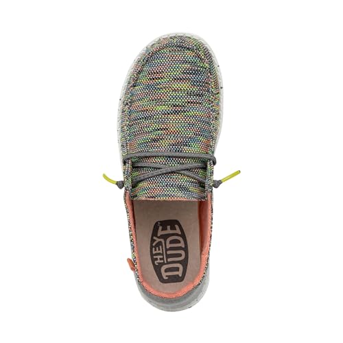 Image of HEYDUDE Women's Wendy Chambray | Women's Shoes | Women's Lace Up Loafers | Comfortable & Light-Weight