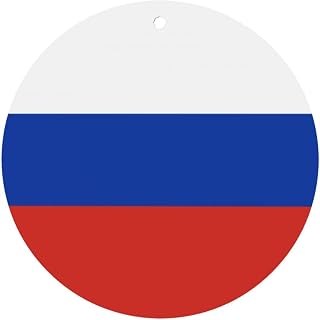 Russian Flag Car Air Freshener - 4pc Scented Diffuser Set, Long-Lasting Fragrance for Car, Home & Closet